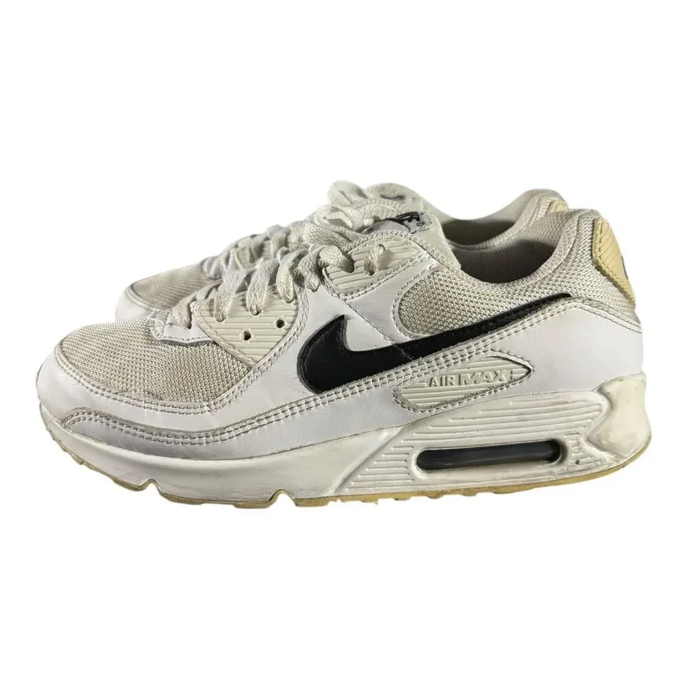 Nike Air Max 90 White Black Women’s 8.5 Classic Low Top Running Shoes